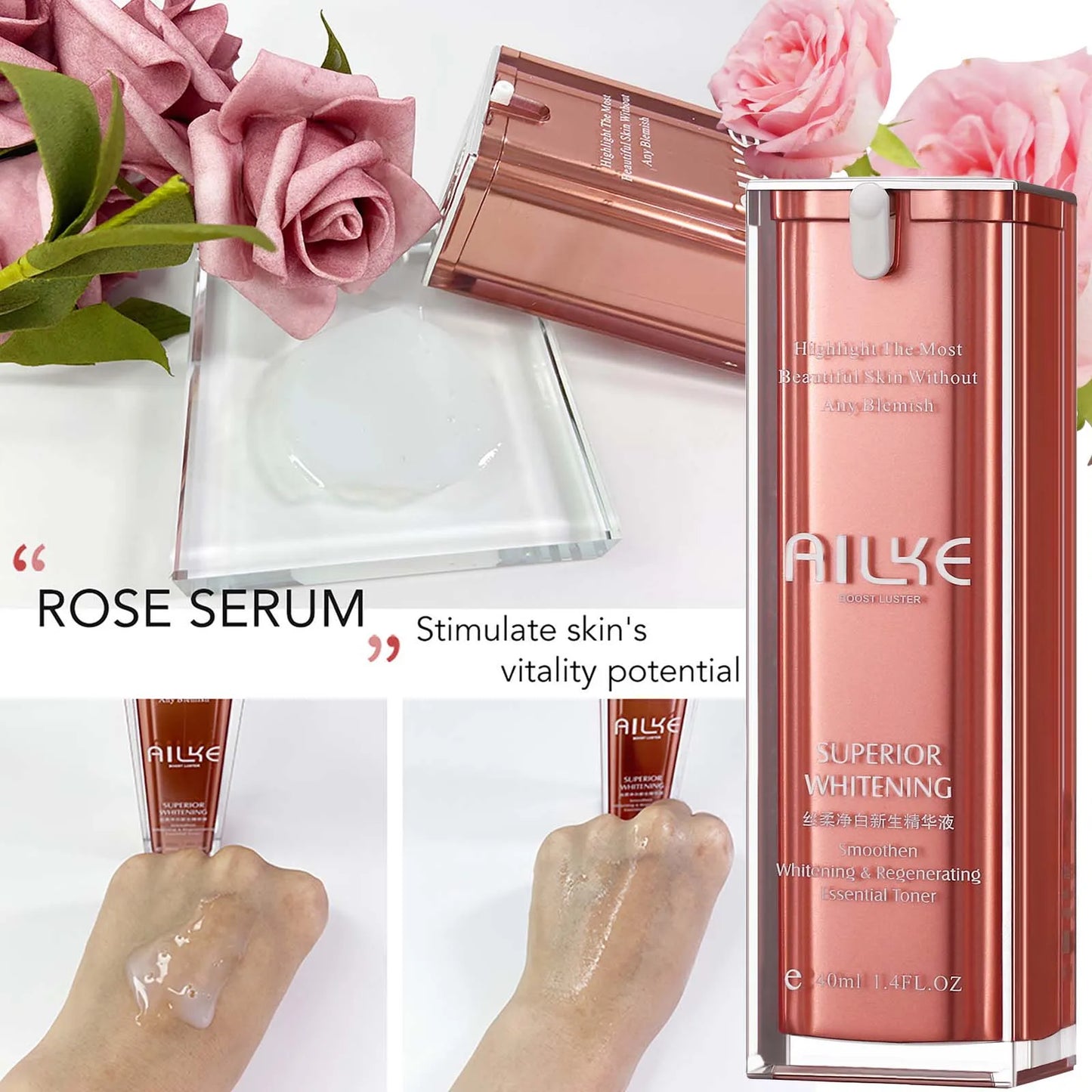 AILKE Super Lightening Face Serum for Brightening Dark Spots Hydration