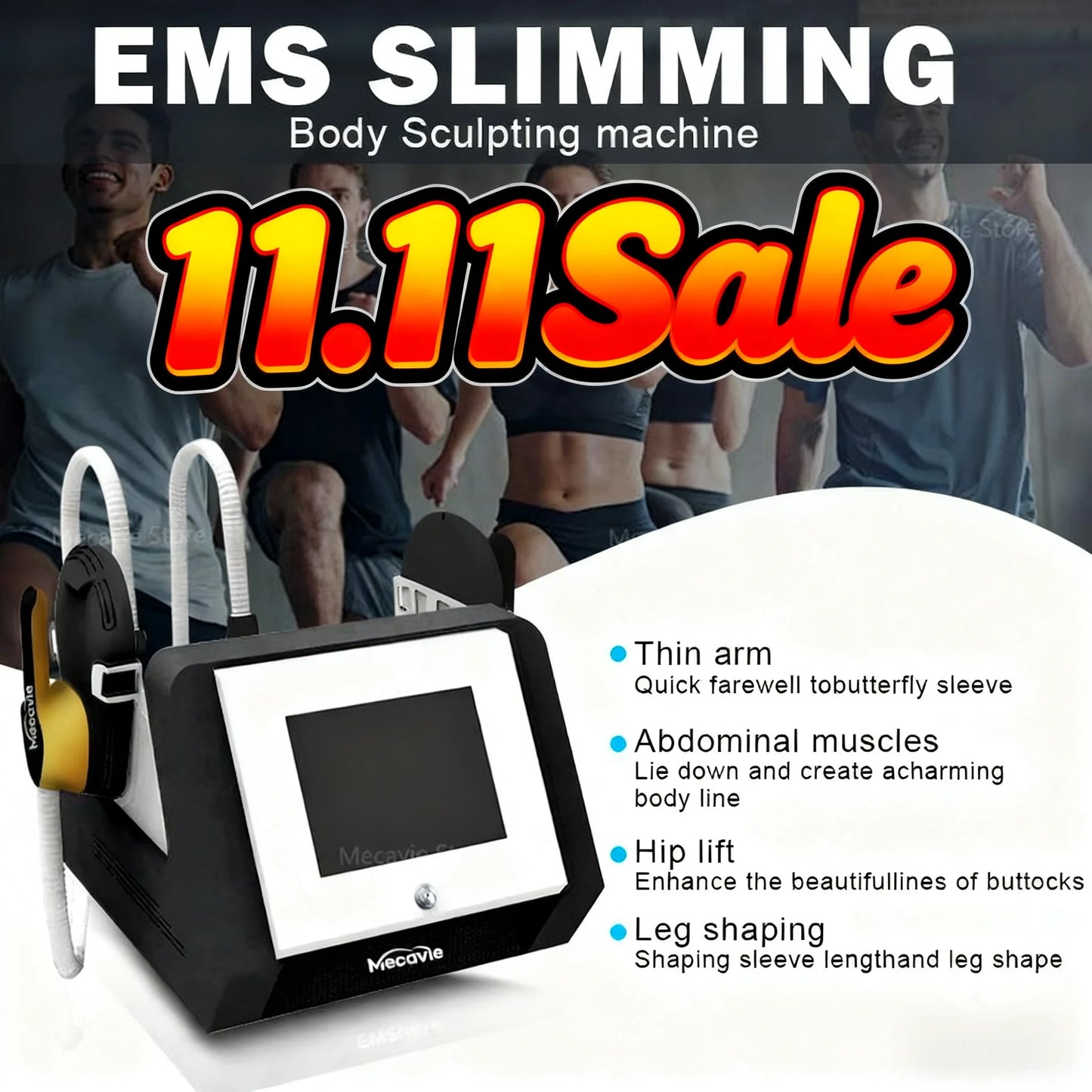 Emsnova 2 In 1 Muscle Builder Slimming Trainer For Contouring