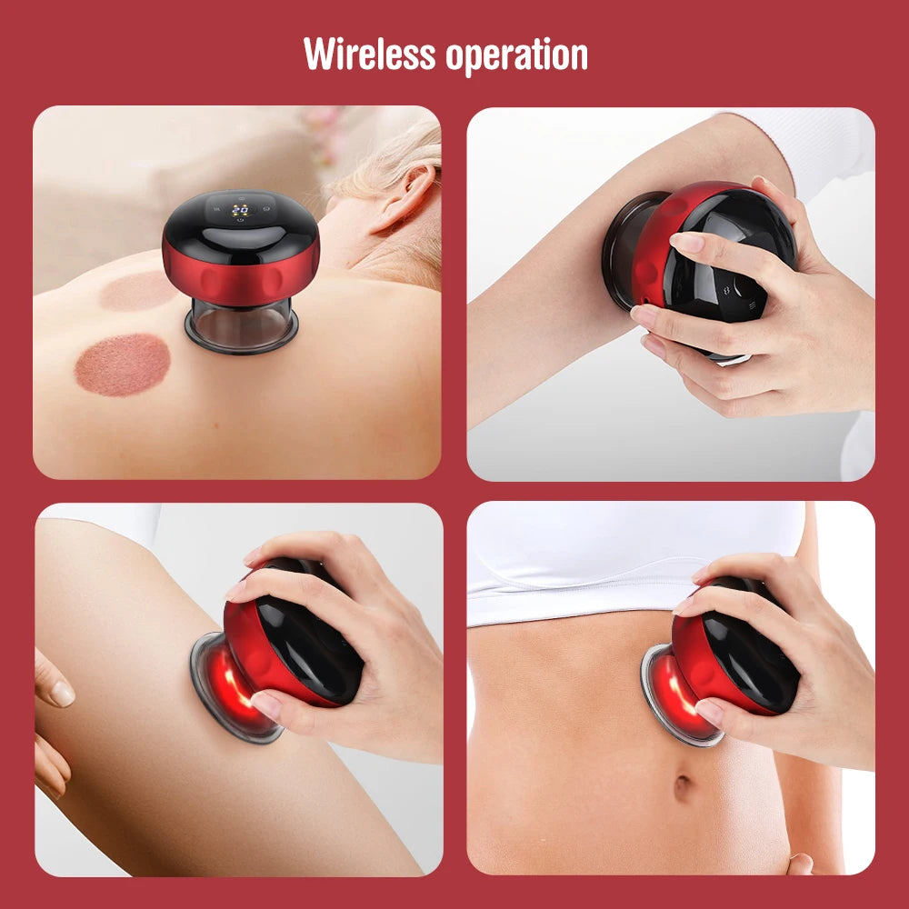 Agdoad Smart Cupping Therapy Device With 12 Levels Temperature