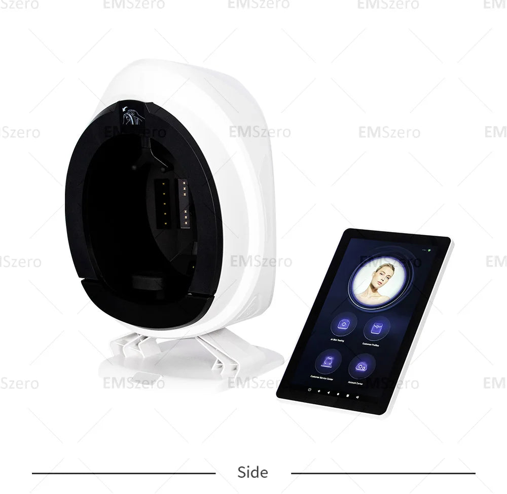 AISIA Q1 3D Facial Skin Analyzer Machine 8 Light Spectrum