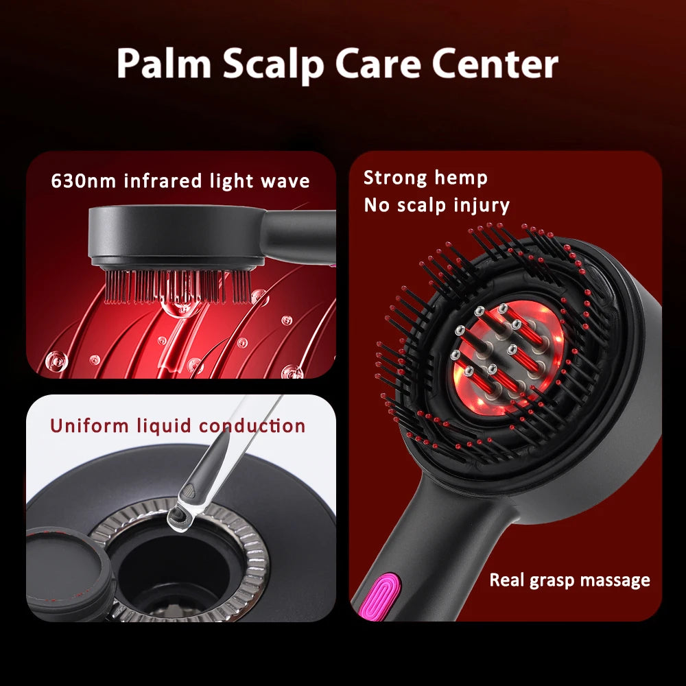 PASTSKY 3 Modes Electric Vibration Hair Growth Scalp Massager