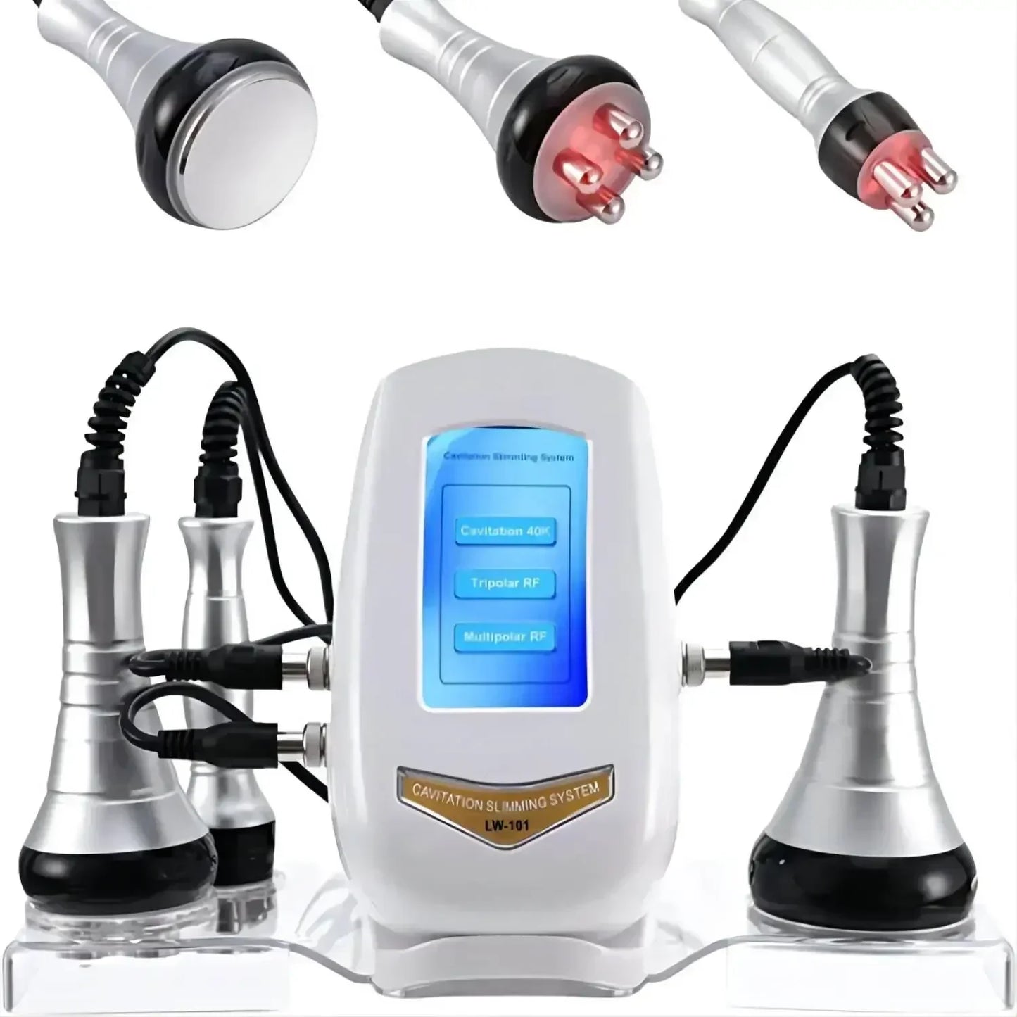 XHUODADA 3in1 Ultrasonic Cavitation Body Slimming Machine 40K