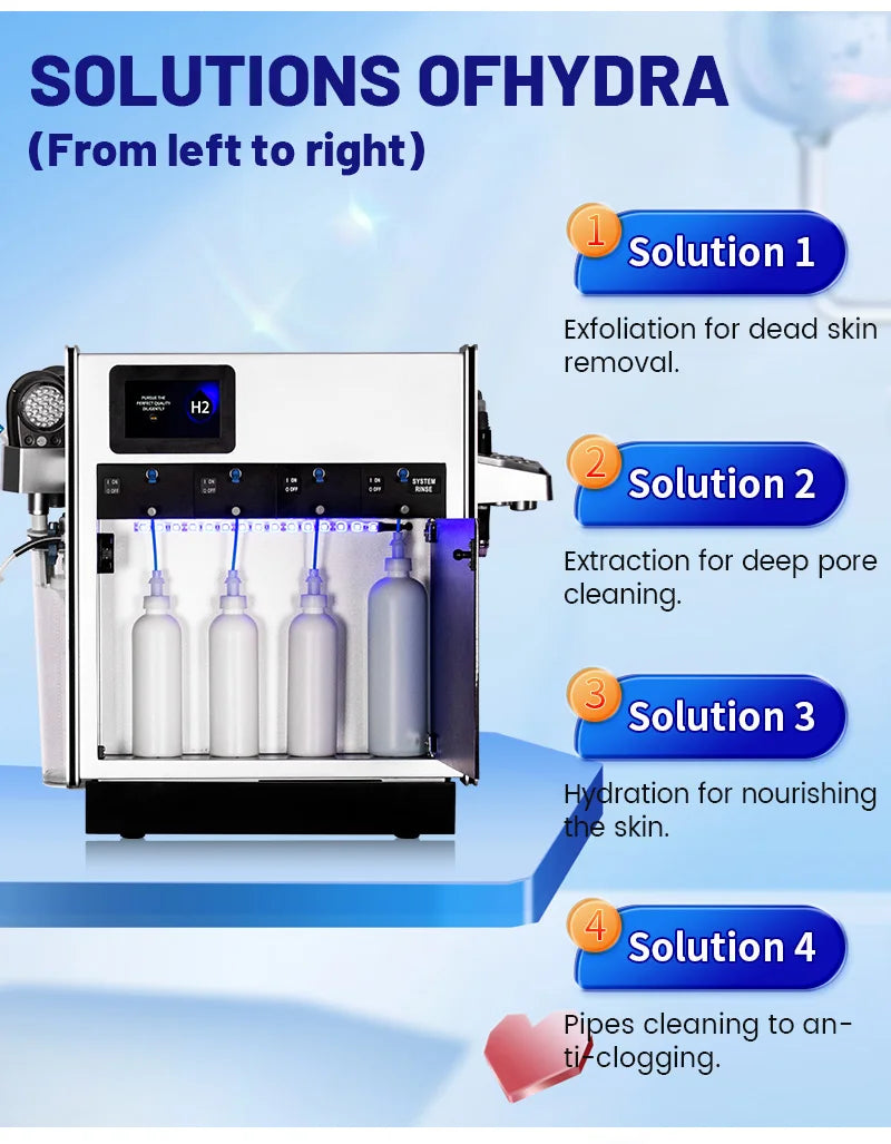 Myoslim Oxygenation Facial Hydradermabrasion Machine For Skin Care