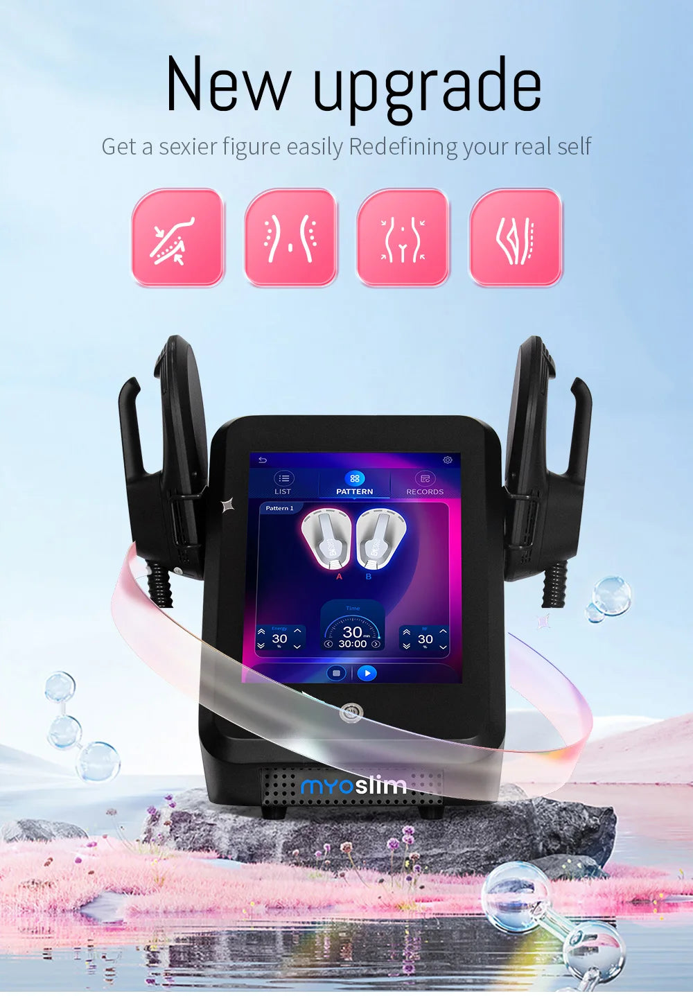 Myoslim EMS Pro Body Contouring Device for Fat Reduction