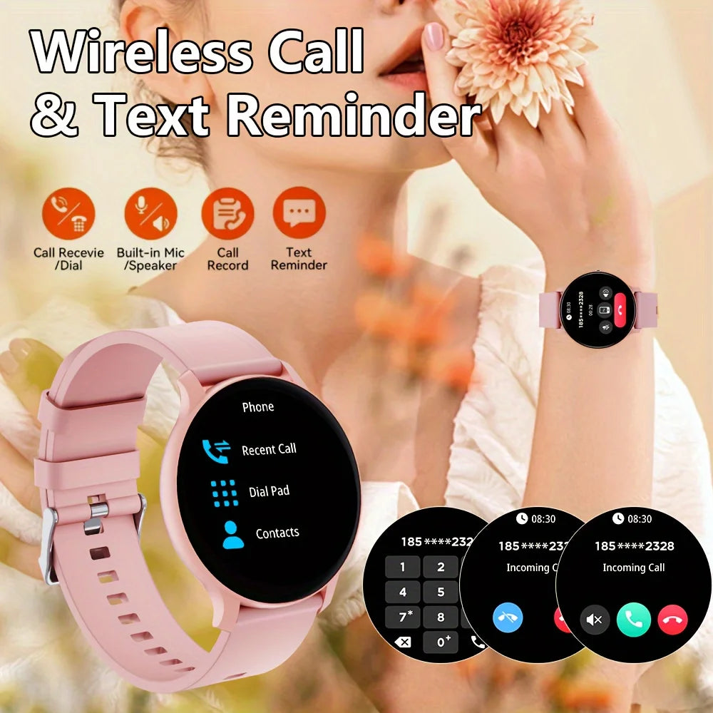 KESHUYOU Smart Watch For Women Bluetooth Health Heart Rate