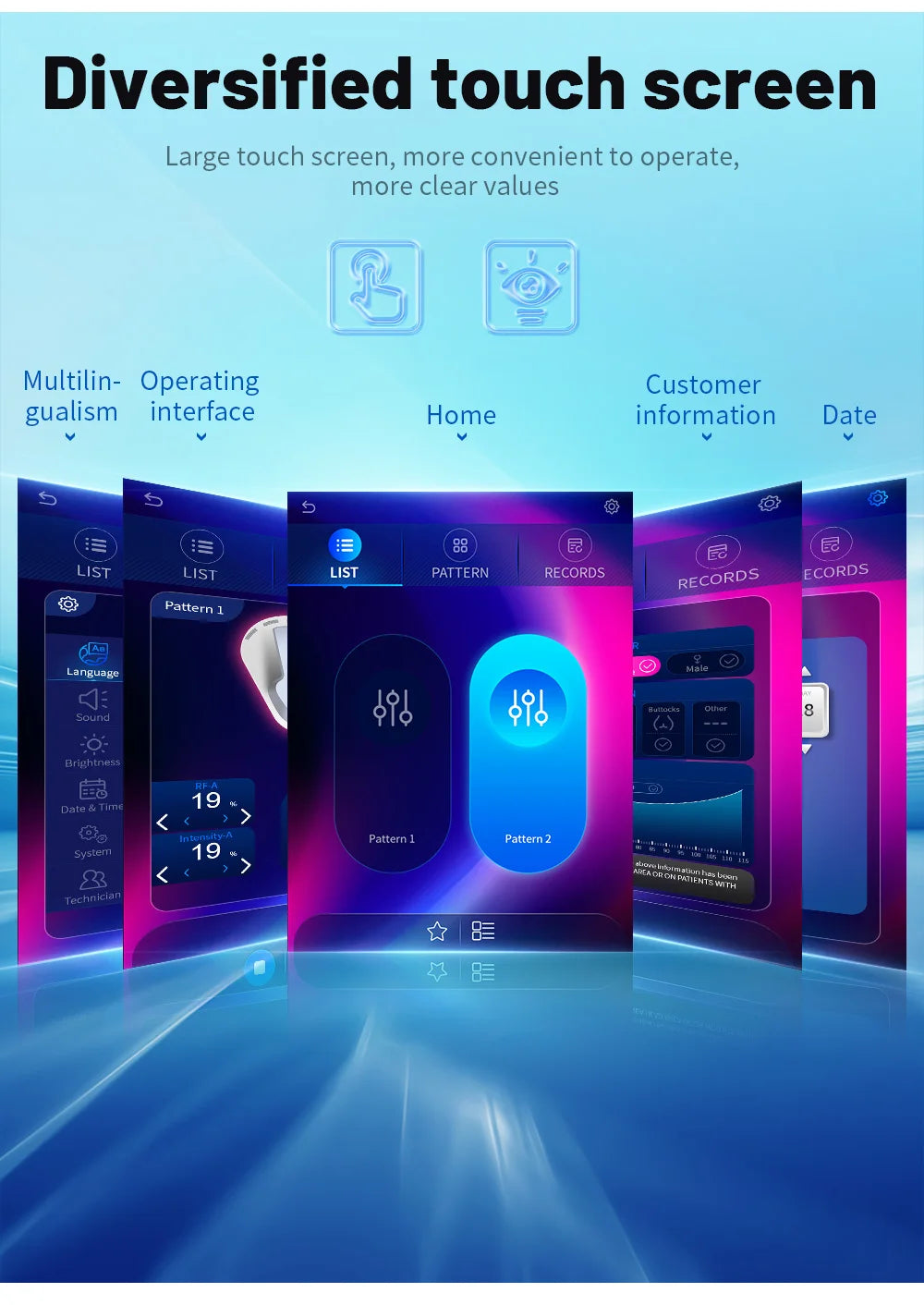 EMS Body Sculpt Machine Fat Burner 4 Handles For Slimming