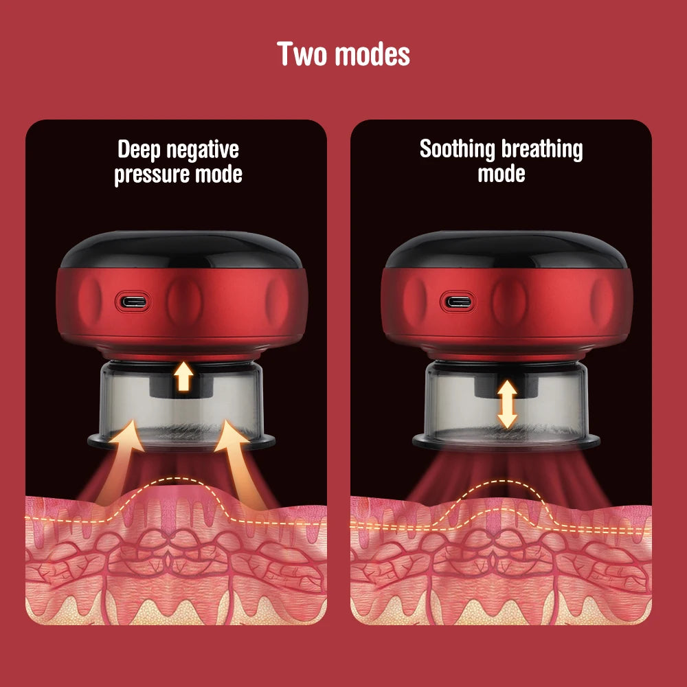 Agdoad Smart Cupping Therapy Device With 12 Levels Temperature
