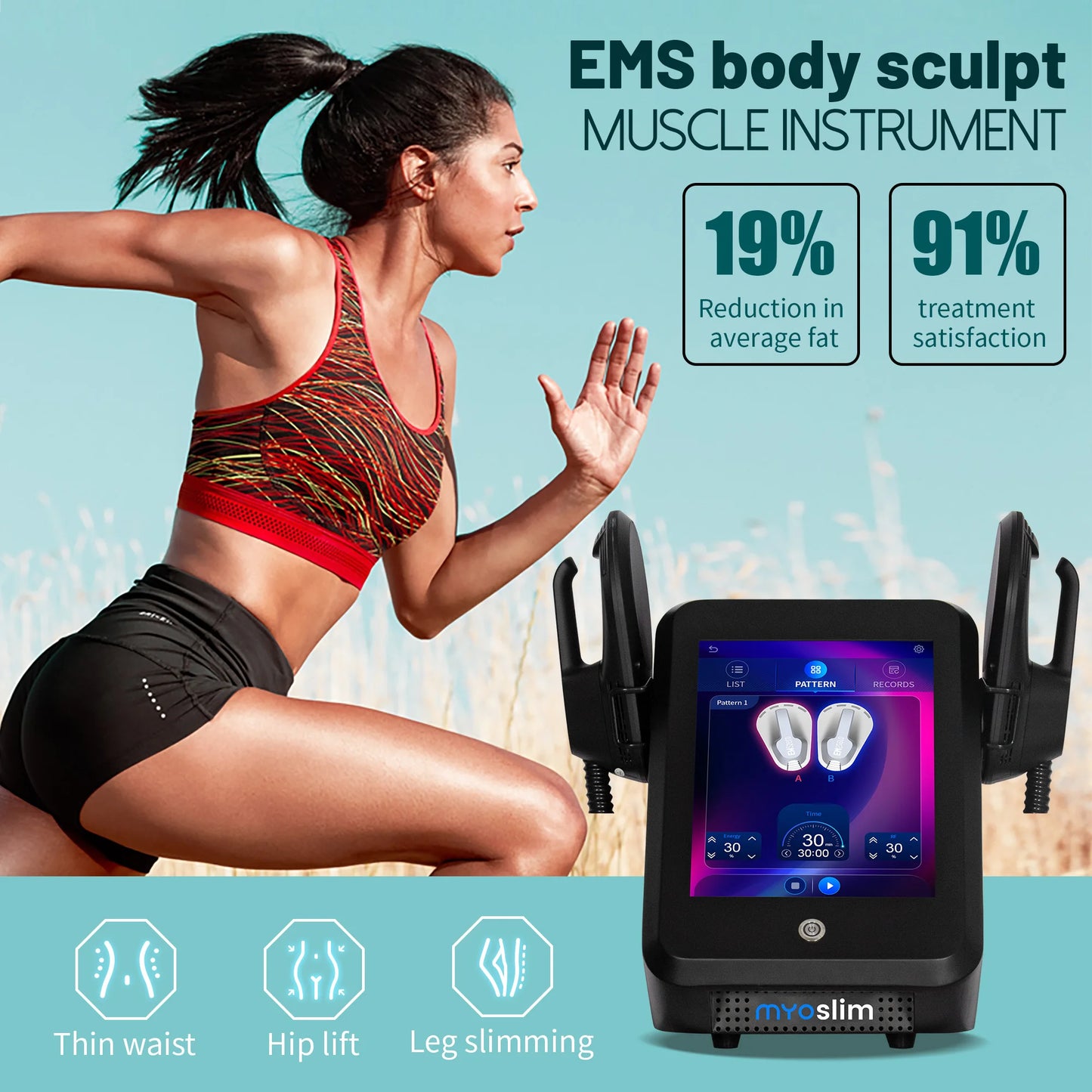 Myoslim EMS Pro Body Contouring Device for Fat Reduction