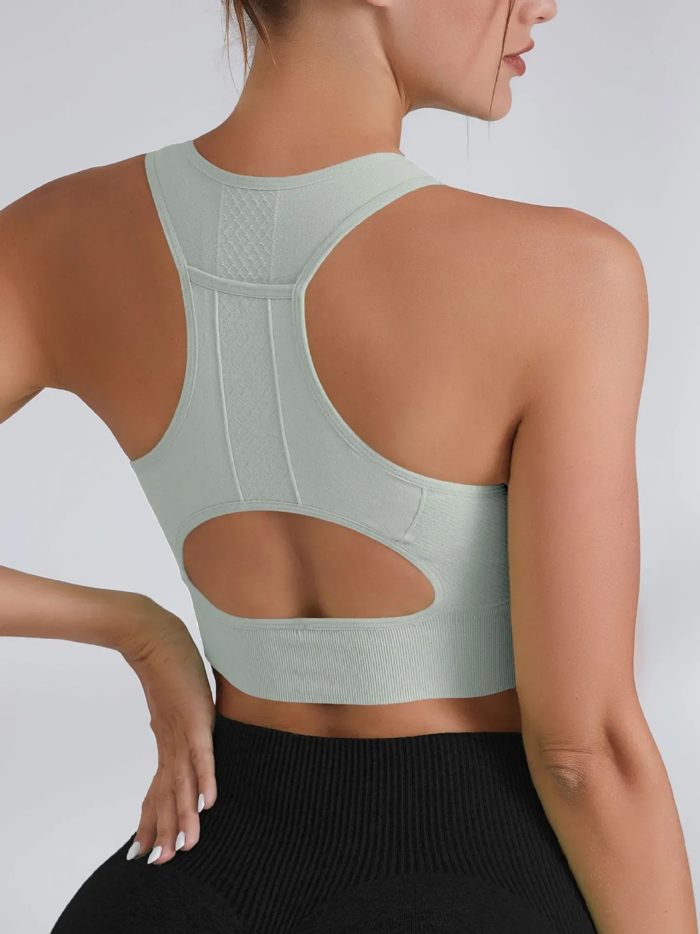 Hebei Quick Dry Yoga Top With Pocket For Women Sportswear