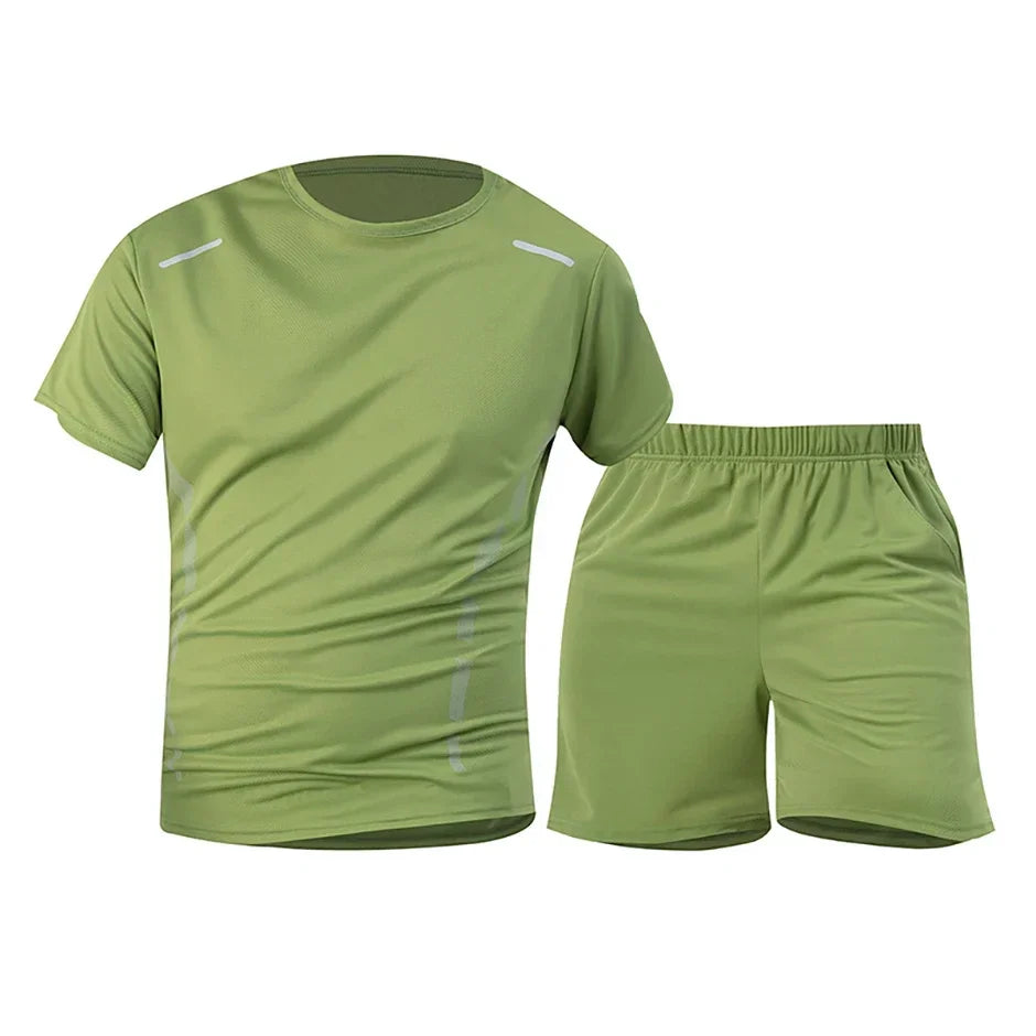 Guizhou Quick Dry Two Piece Summer Sports Set For Men