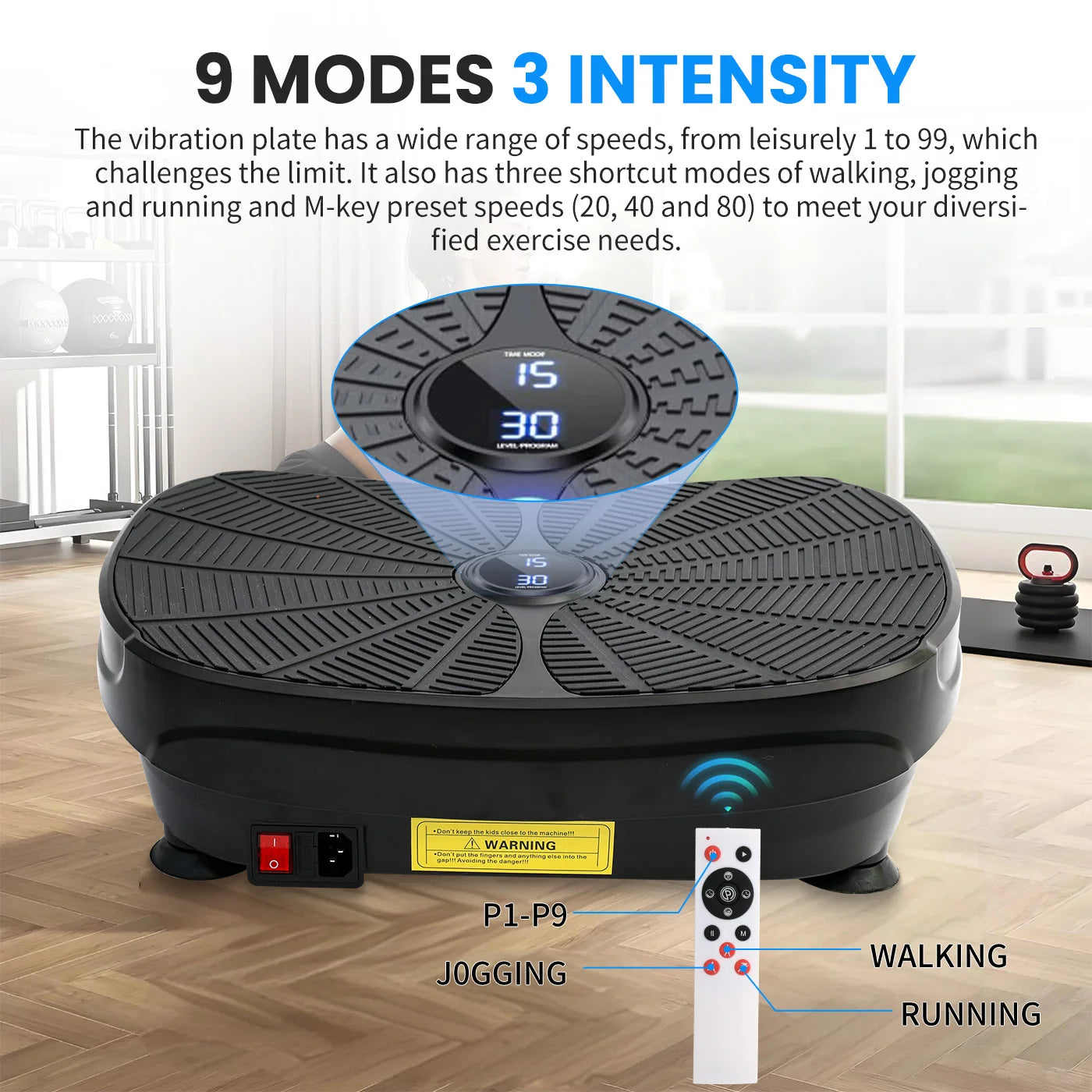 Vibration Plate Exercise Machine For Whole Body Workout And Slimming