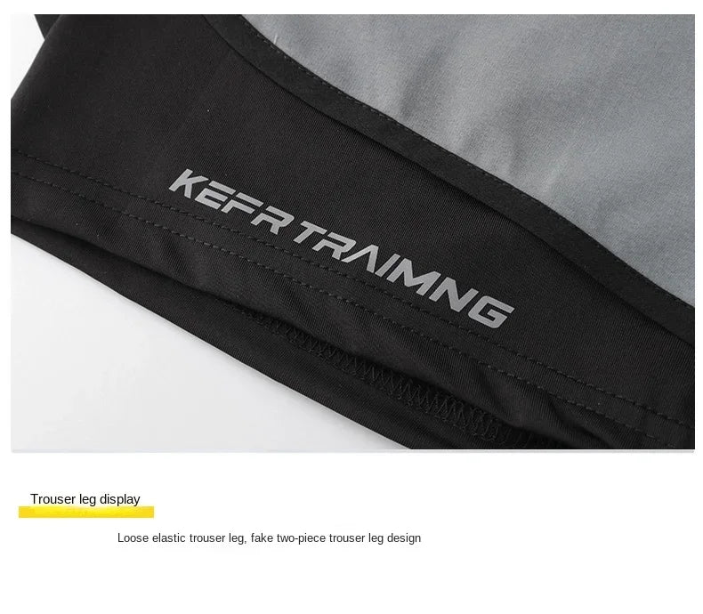 Unisex Polyester Running Shorts Double Layer Anti Glare For Sports