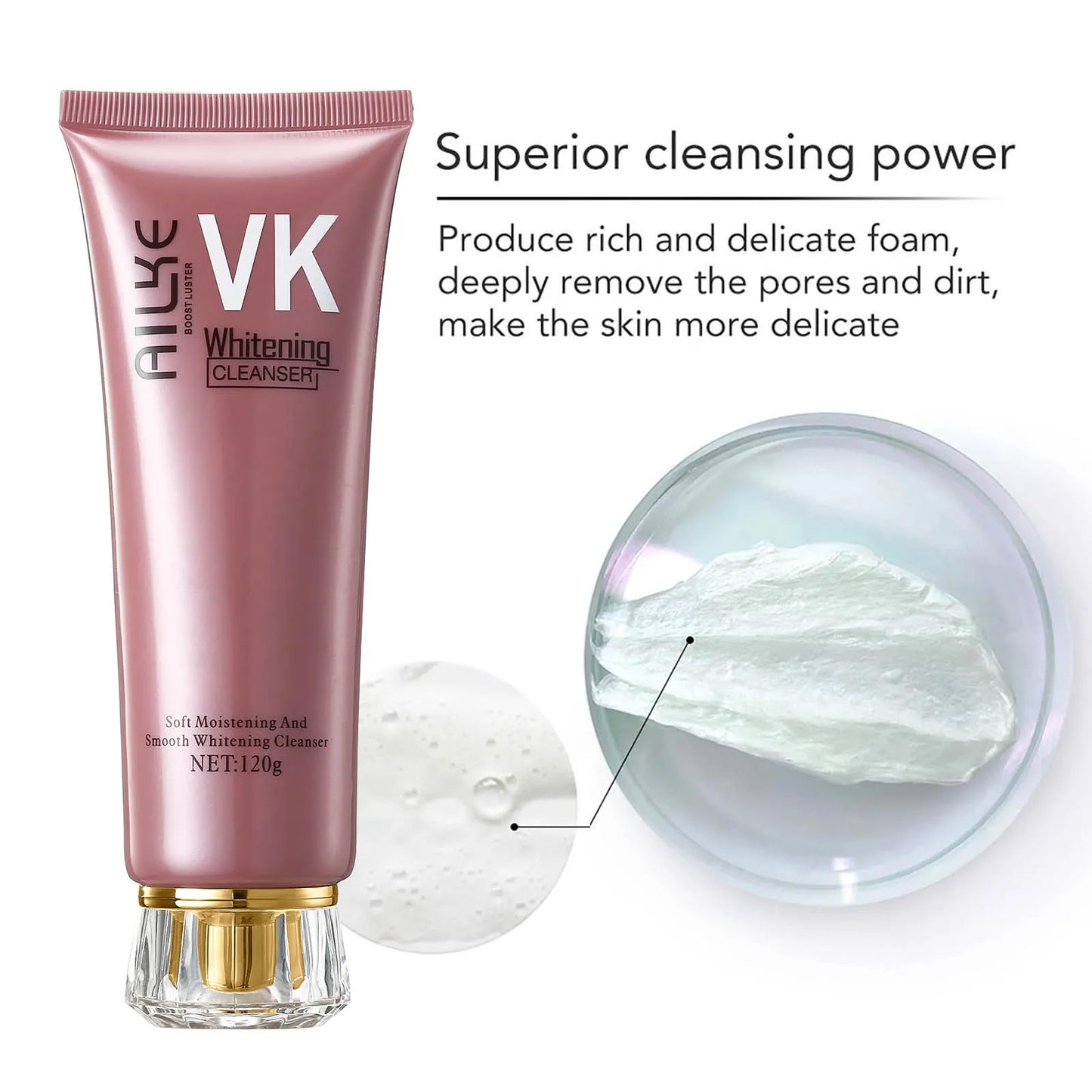 AILKE Whitening Face Cream With Sodium Hyaluronate For Wrinkles