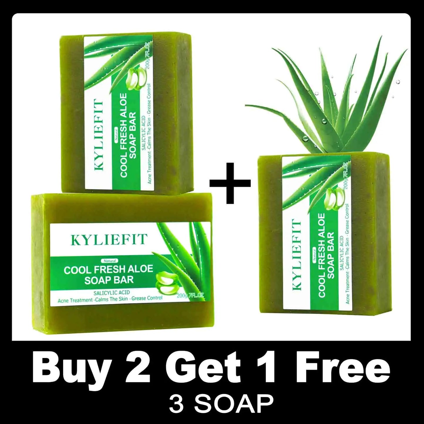 AILKE Premium Organic Scrub Set For Face Body Hands Aloe