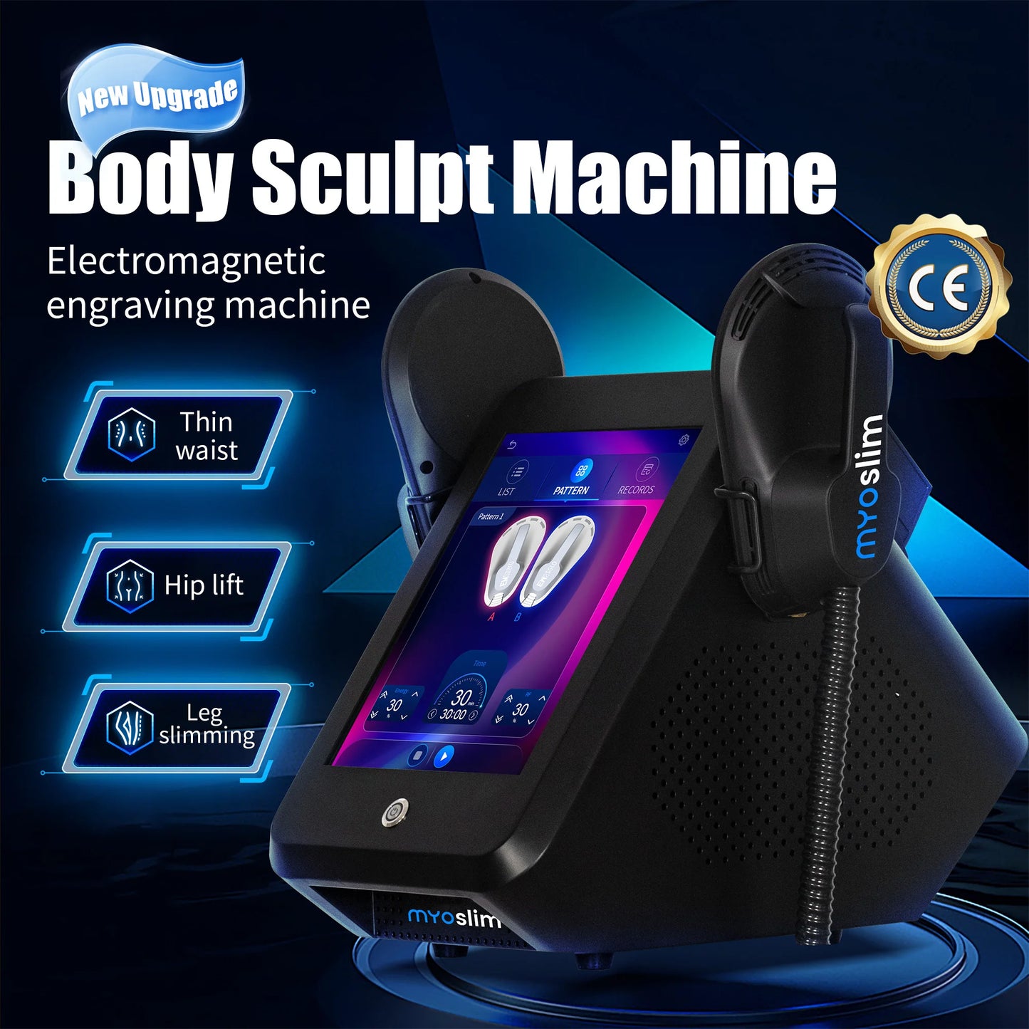 MyoSlim RF Body Shaping Machine Fat Burning And Muscle Stimulation