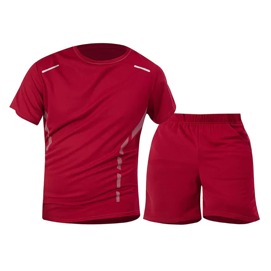 Guizhou Quick Dry Two Piece Summer Sports Set For Men