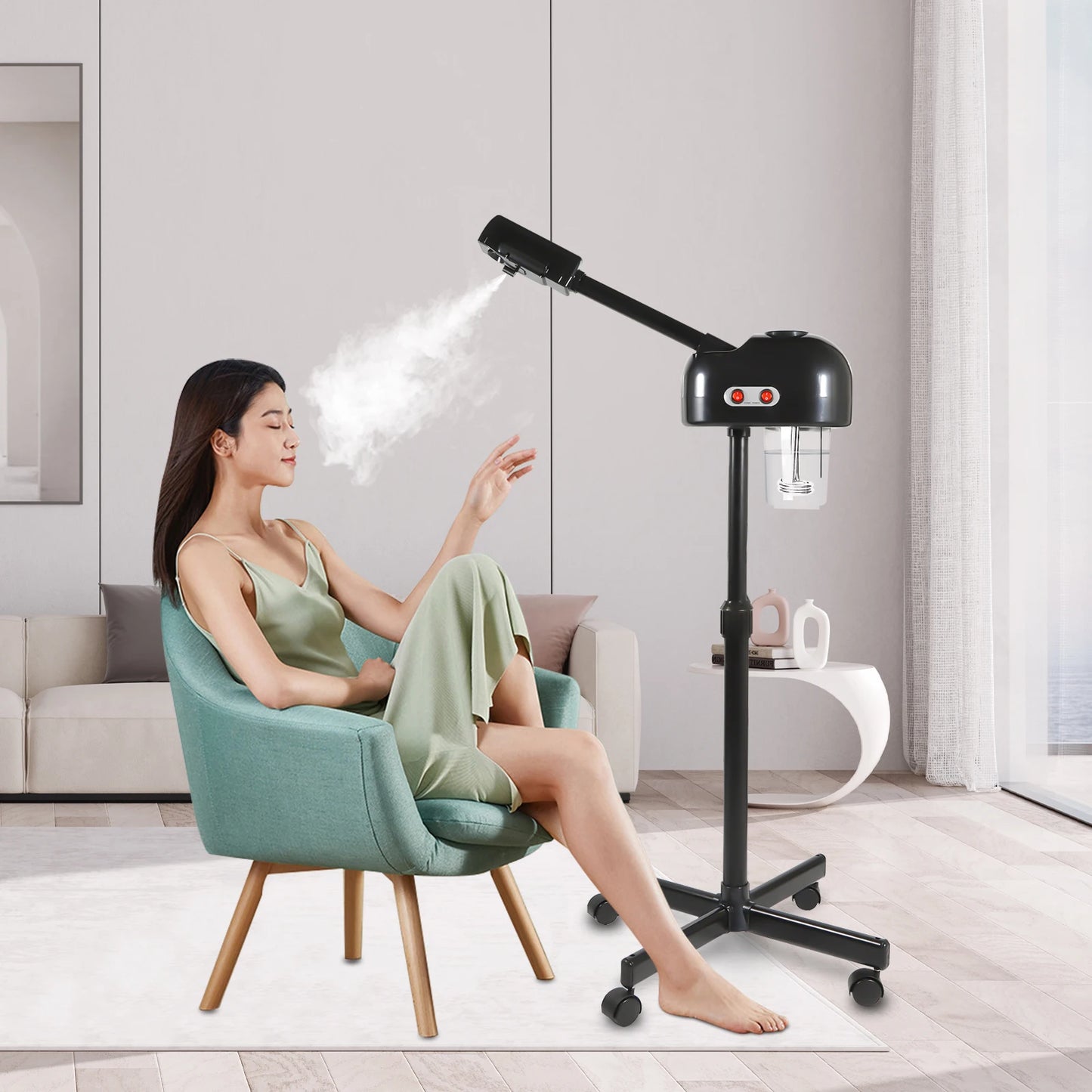 Bymaocar Professional Facial Steamer Nano Atomization For Salon Spa