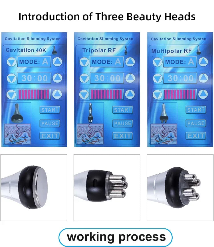 Moonic Beauty TM502 3 In 1 40K Ultrasonic Cavitation Machine