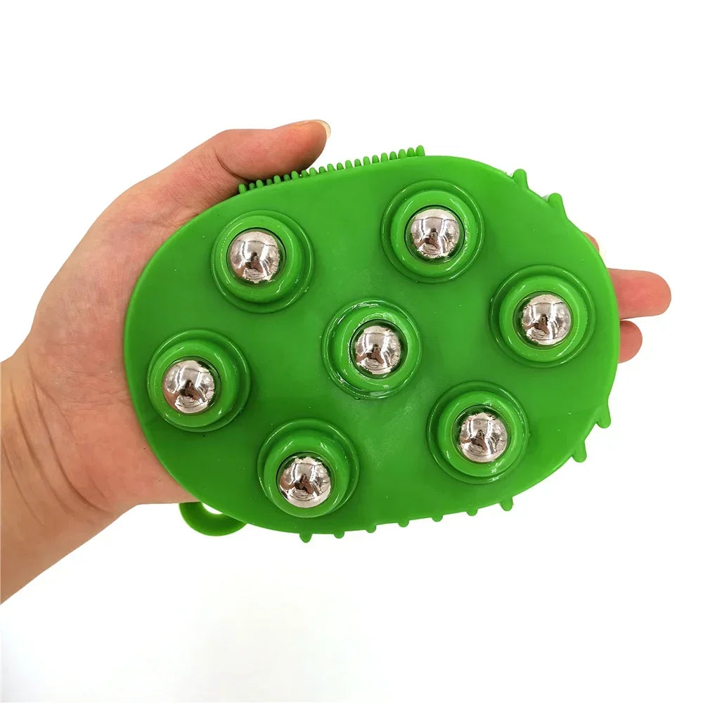 Dawndesslo Roller Ball Body Massage Glove For Muscle Pain Relief