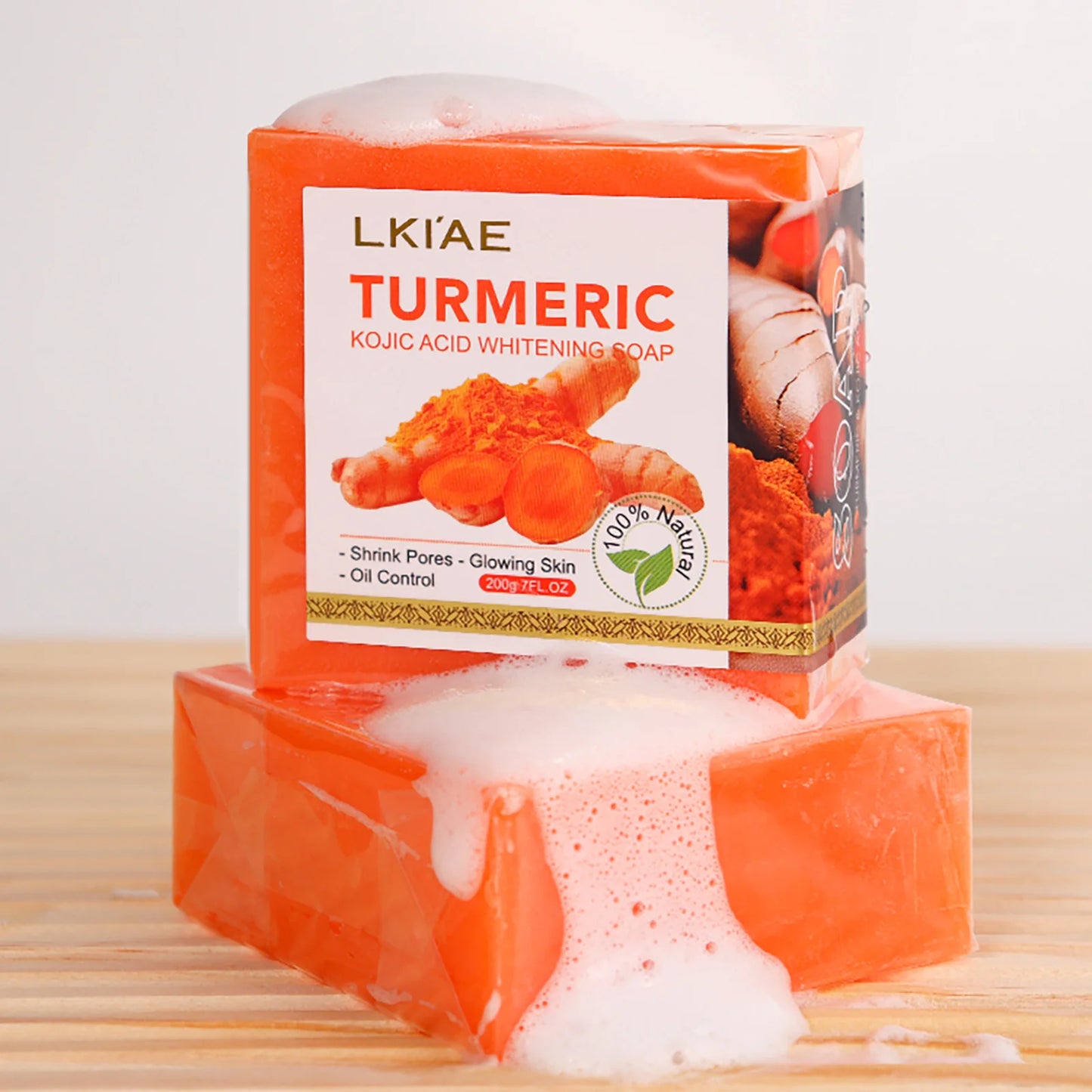 AILKE Turmeric Soap Bar Natural Herbal Whitening For Face
