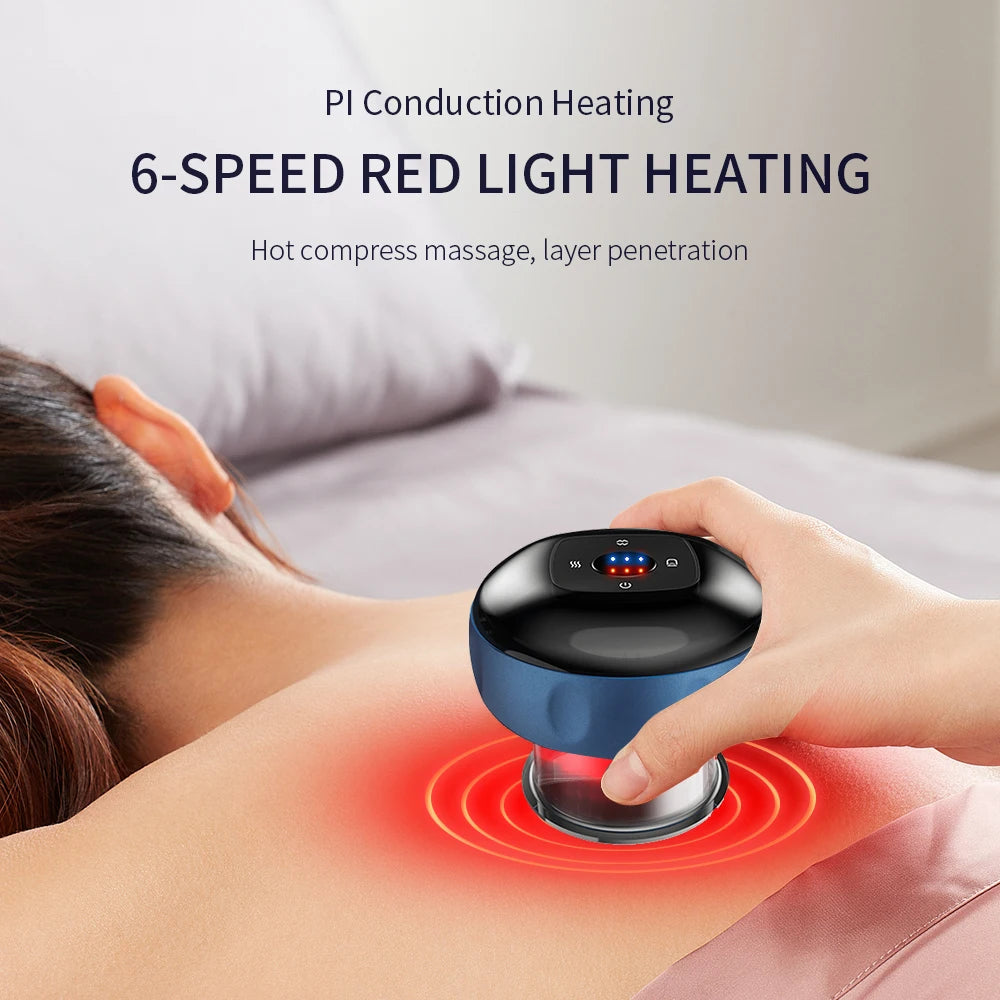 Agdoad Smart Cupping Therapy Device With 12 Levels Temperature