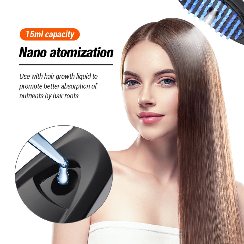 Hailicare Electric Spray Massage Comb For Hair Growth Scalp
