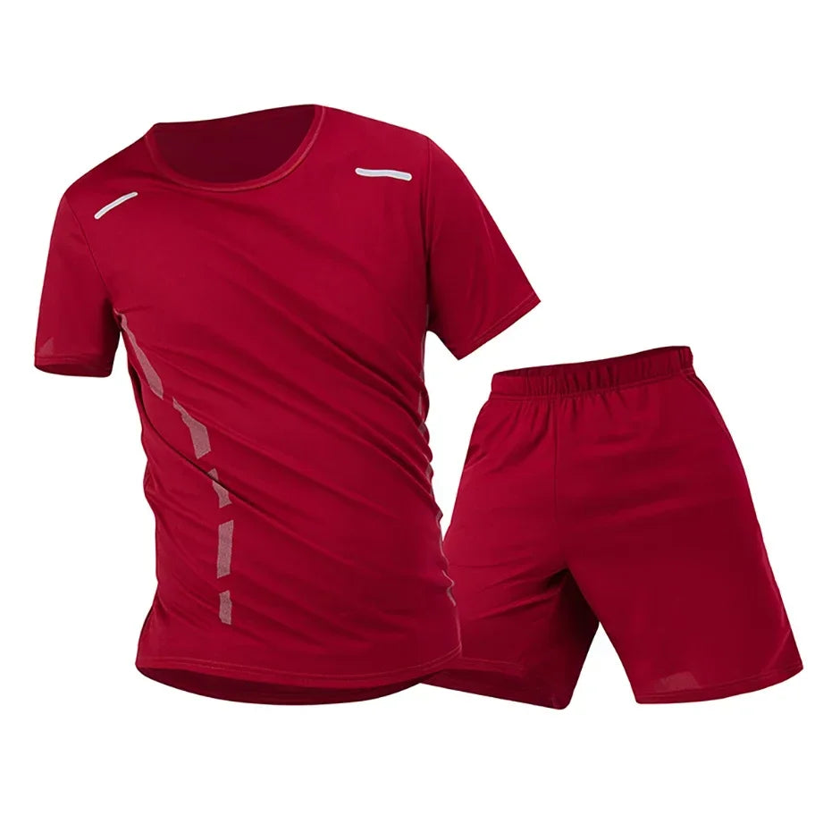 Guizhou Quick Dry Two Piece Summer Sports Set For Men