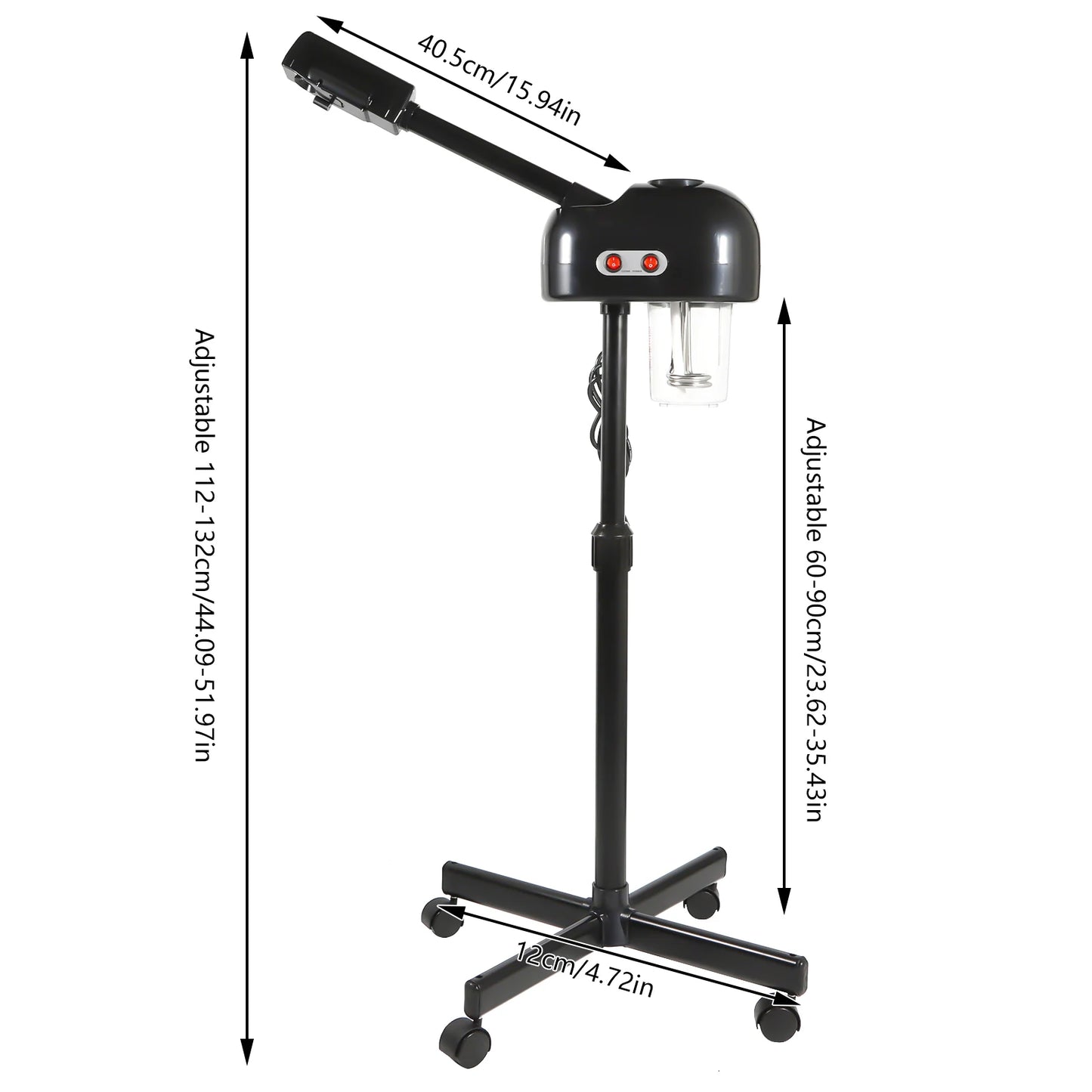 Bymaocar Professional Facial Steamer Nano Atomization For Salon Spa