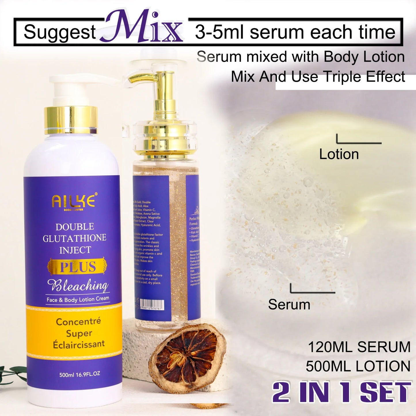 AILKE Anti Black Spots Intensive Serum Brightening for Radiant Complexion