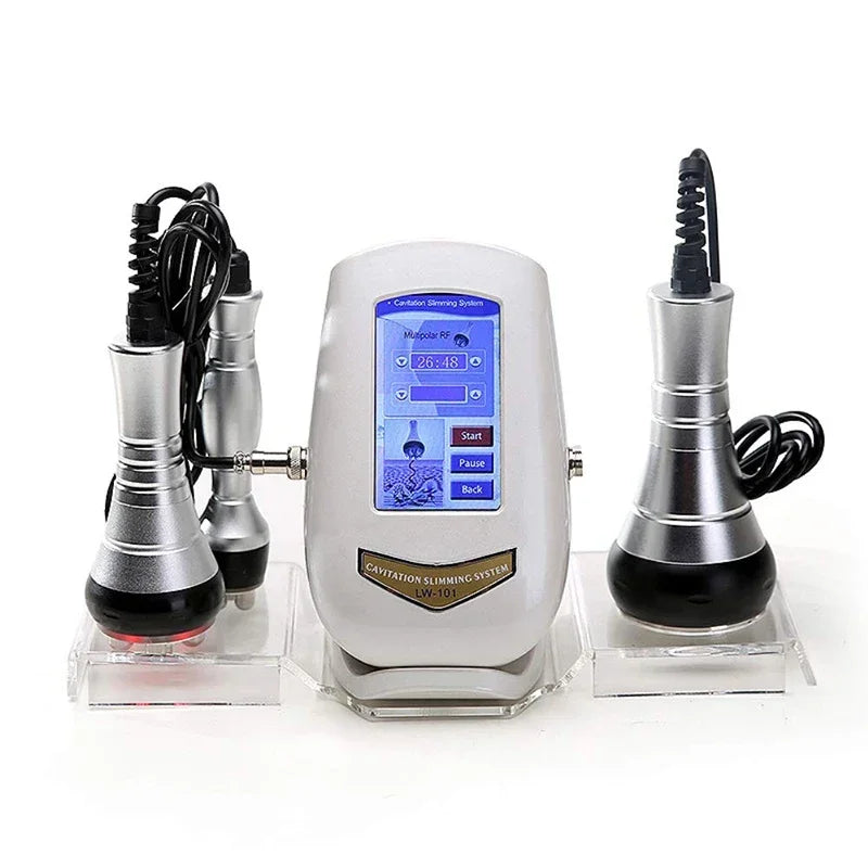 XHUODADA 3in1 Ultrasonic Cavitation Body Slimming Machine 40K